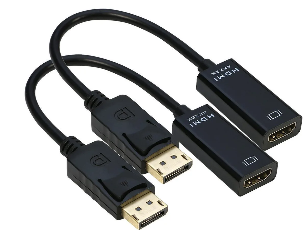 BUCIER BUCIER DisplayPort to HDMI adapter 4K@30Hz 25cm 2-Pack — product photo