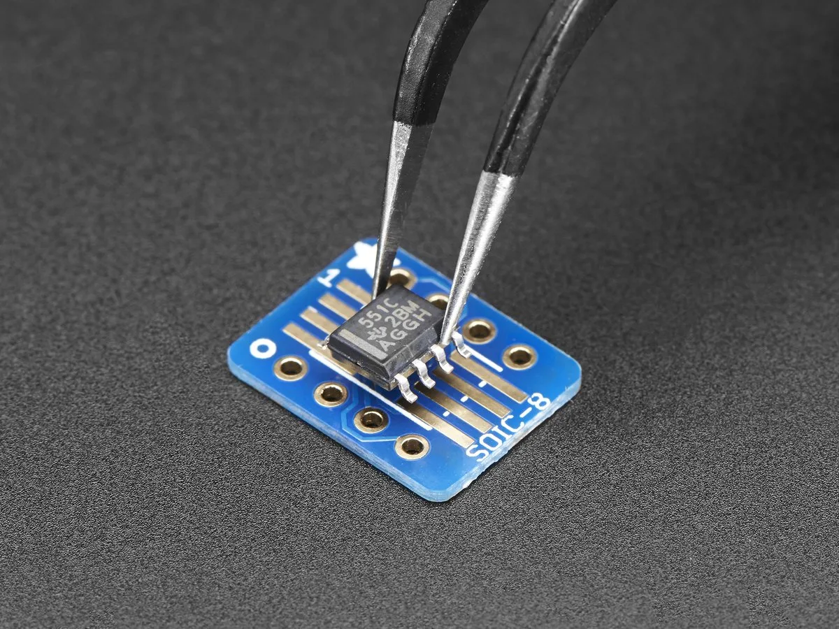 Adafruit Adafruit SMT Breakout PCB SOIC-8 MSOP-8 TSSOP-8 6 Pack — product photo