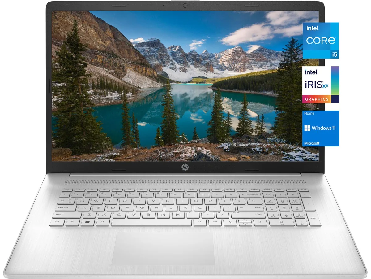 HP HP 17 laptop i5-1135G7 32GB 512GB 17.3 FHD Silver — product photo