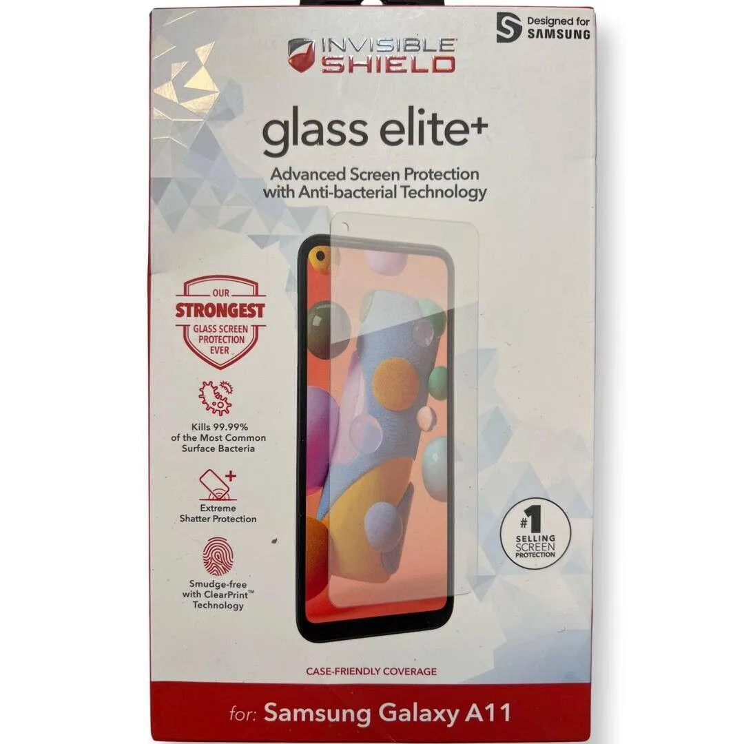 ZAGG ZAGG InvisibleShield Glass Elite+ Screen Protector for Samsung Galaxy A11 Clear — product photo