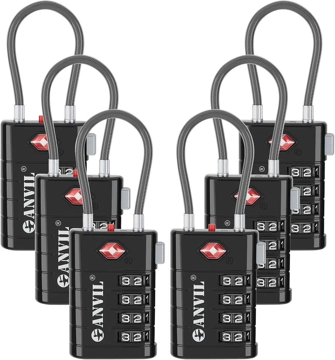 BFKK BFKK TSA008 Luggage Lock with Search Alert Indicator — product photo