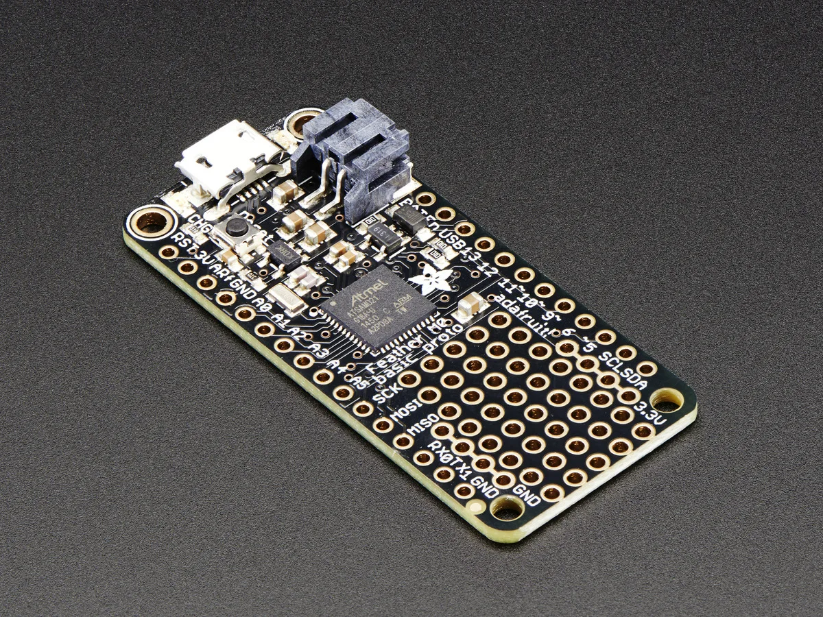 Adafruit Adafruit Feather M0 Basic Proto ATSAMD21 Cortex M0 engineering development tool — product photo