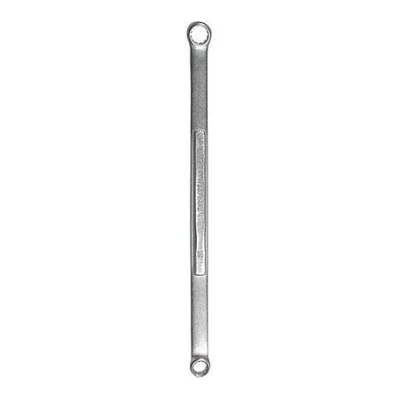 Westward 5MP91 flare nut wrench, alloy steel satin finish, offset heads, tether capable