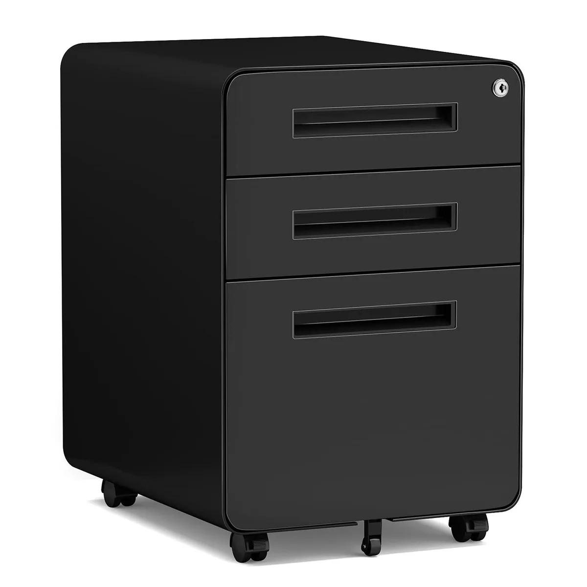 AFAIF AFAIF SBY202101B 3-Drawer File Cabinet 400x450x580mm Black — product photo