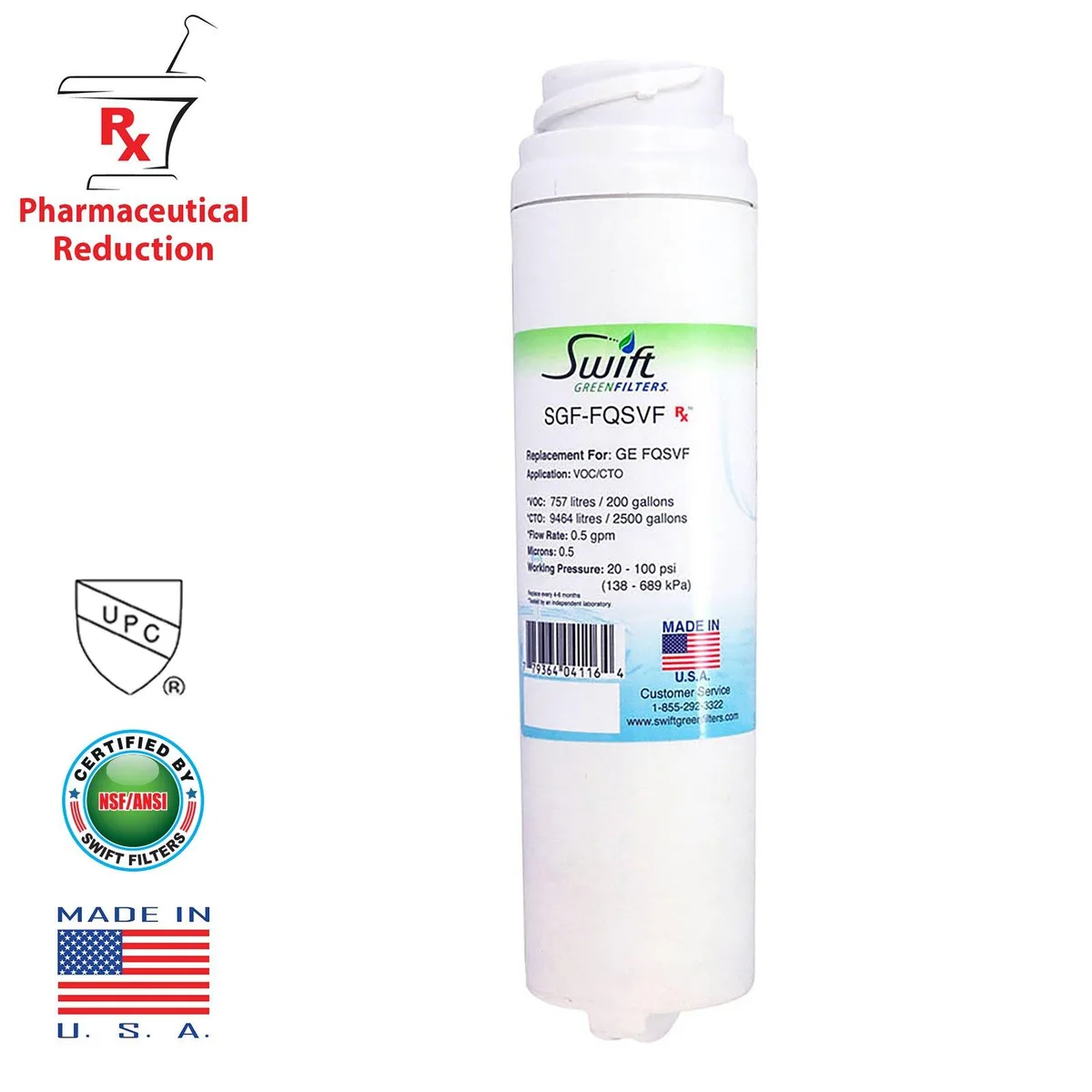 Swift Green Swift Green SGF-FQSVF Compatible Commercial Water Filtration for GE FQSVF — product photo