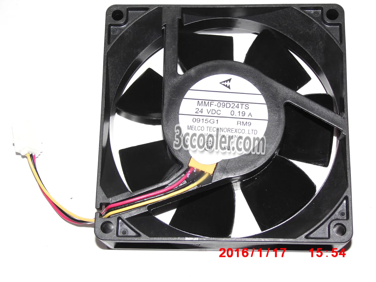 OEM Industries OEM Industries MMF-09D24TS RM9 9CM 24V 0.19A 3 Pin Fan — product photo