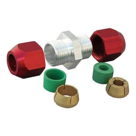 Straight line splice reducer with aluminum body and rubber seals
