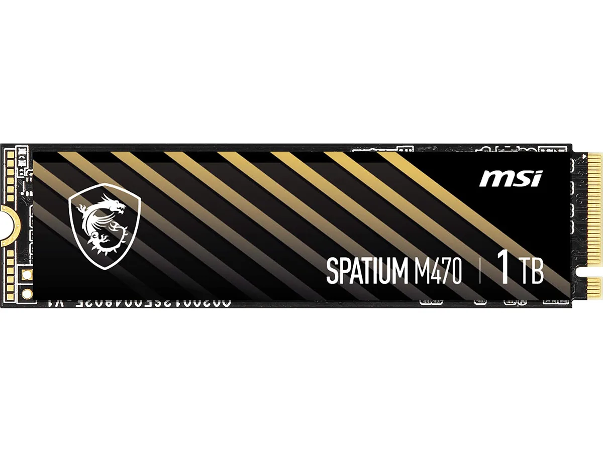 MSI MSI SPATIUM M470 PCIe 4.0 NVMe M.2 1TB internal SSD — product photo