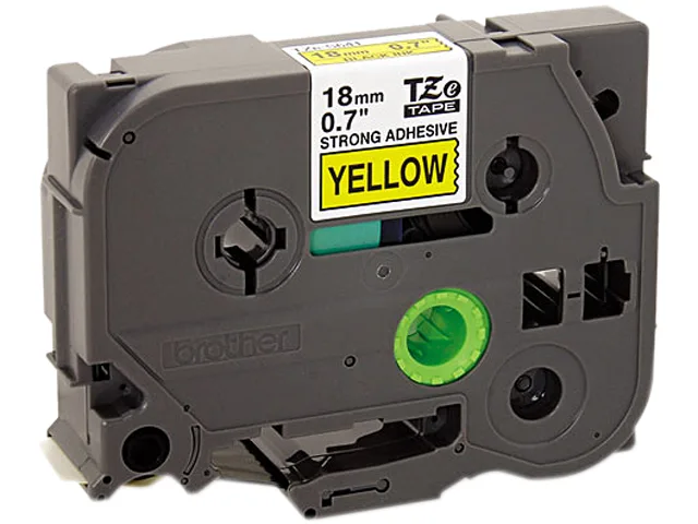 Brother Brother TZES641 18mm Black on Yellow Tape Cartridge pos accessory — product photo