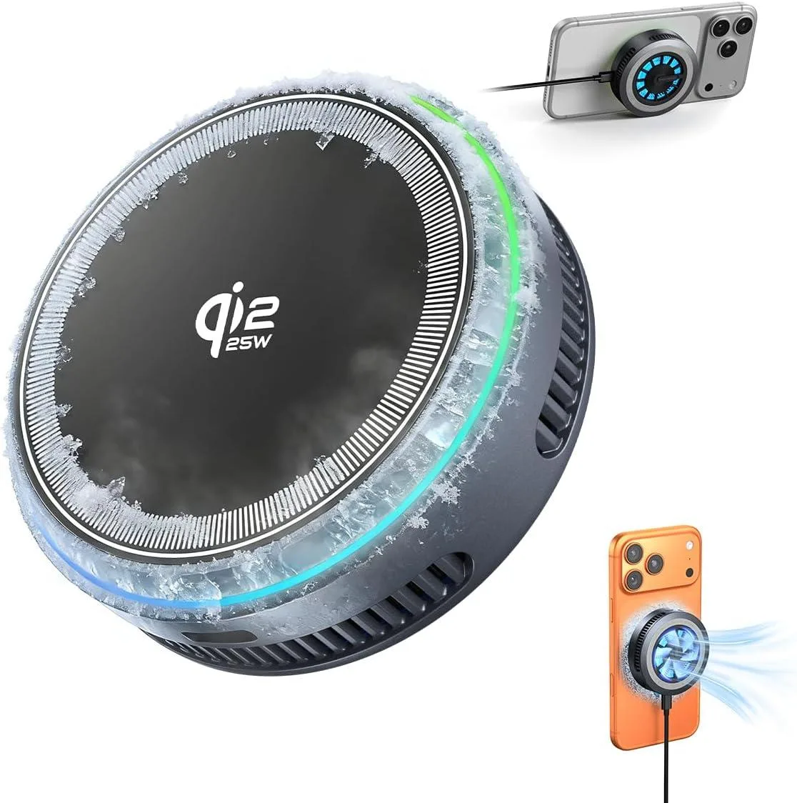 Luisport Luisport Qi2.2 25W Magnetic Wireless Charger with Cooling Fan — product photo
