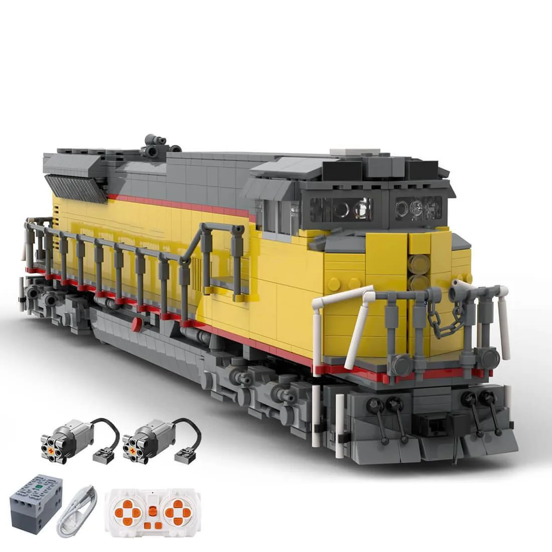 ZITIANYOUBUILD ZITIANYOUBUILD Educational Building Set MOC-125311 2262PCS Union Pacific SD90MAC-H2 Dynamic Version — product photo