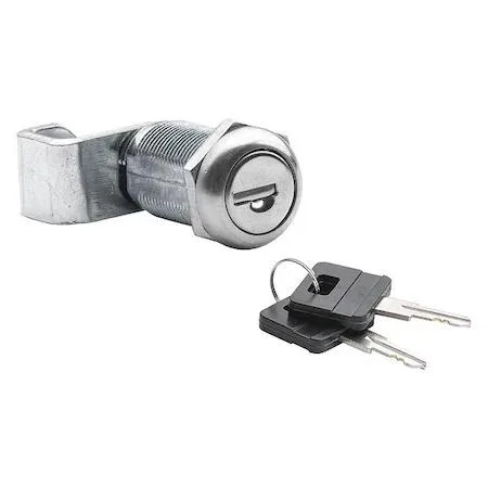 Cylindrical metal lock cylinder for tool storage handle
