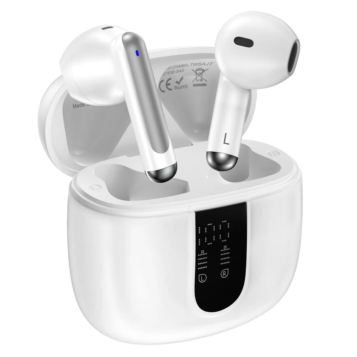 No Sew No Sew S49 In-Ear Bluetooth 5.3 Earbuds White — product photo