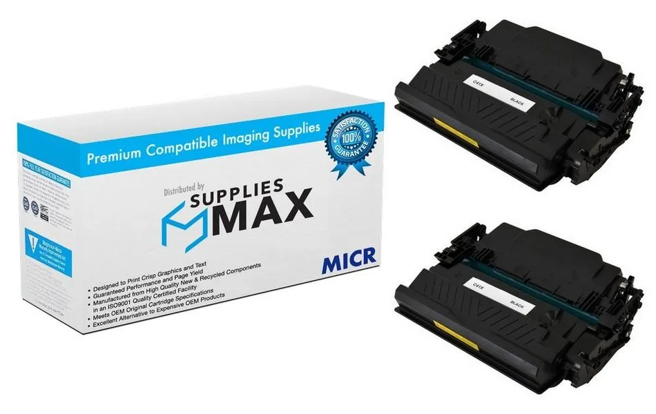 SuppliesMax SuppliesMax MICR Toner Cartridge 2 Pack 20000 Pages — product photo