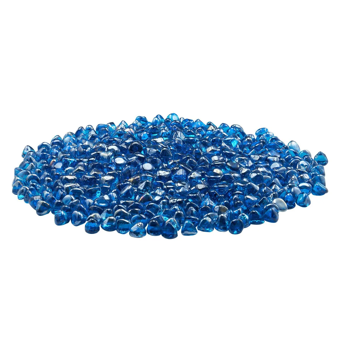 VEVOR VEVOR Fire Glass 10 lbs 4.5 kg 1 in 25.4 mm Caribbean Blue — product photo