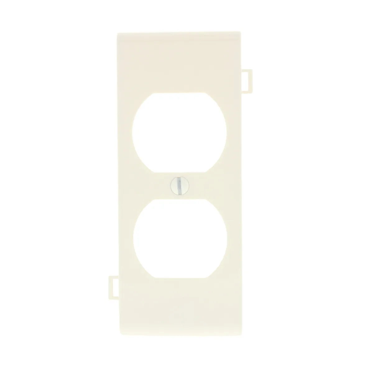Leviton Manufacturing Co. Leviton Manufacturing Co. PSC8-T Light Almond Duplex Sectional Center Switch Plate — product photo