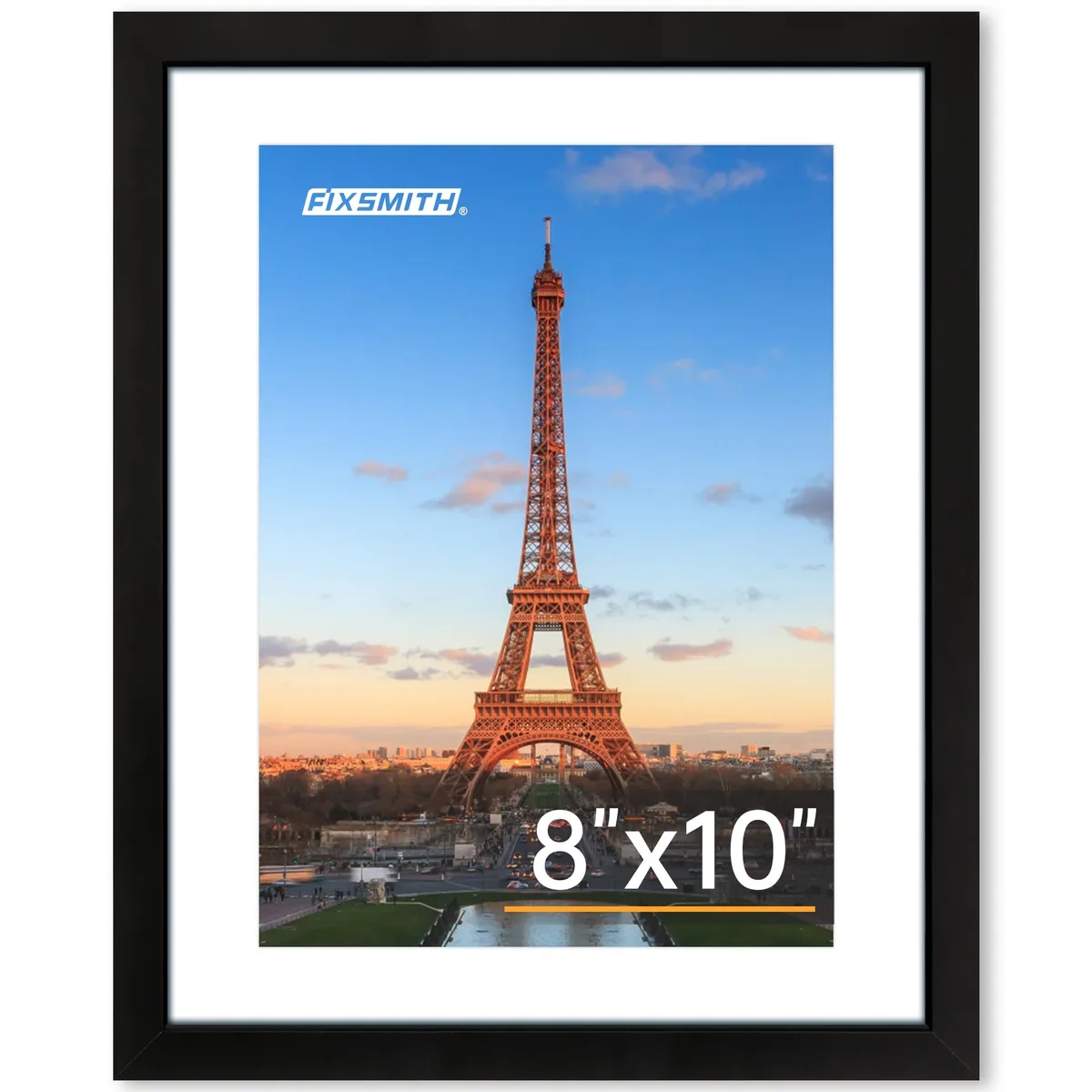 FIXSMITH 8x10 Picture Frame Black 1 Pack — product photo