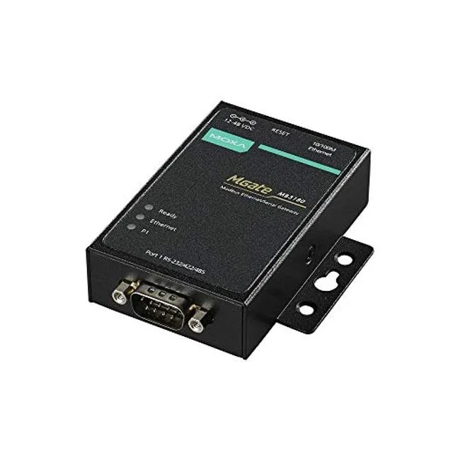 Moxa Moxa MGate MB3180 1-Port RS-232/422/485 Modbus Gateway — product photo