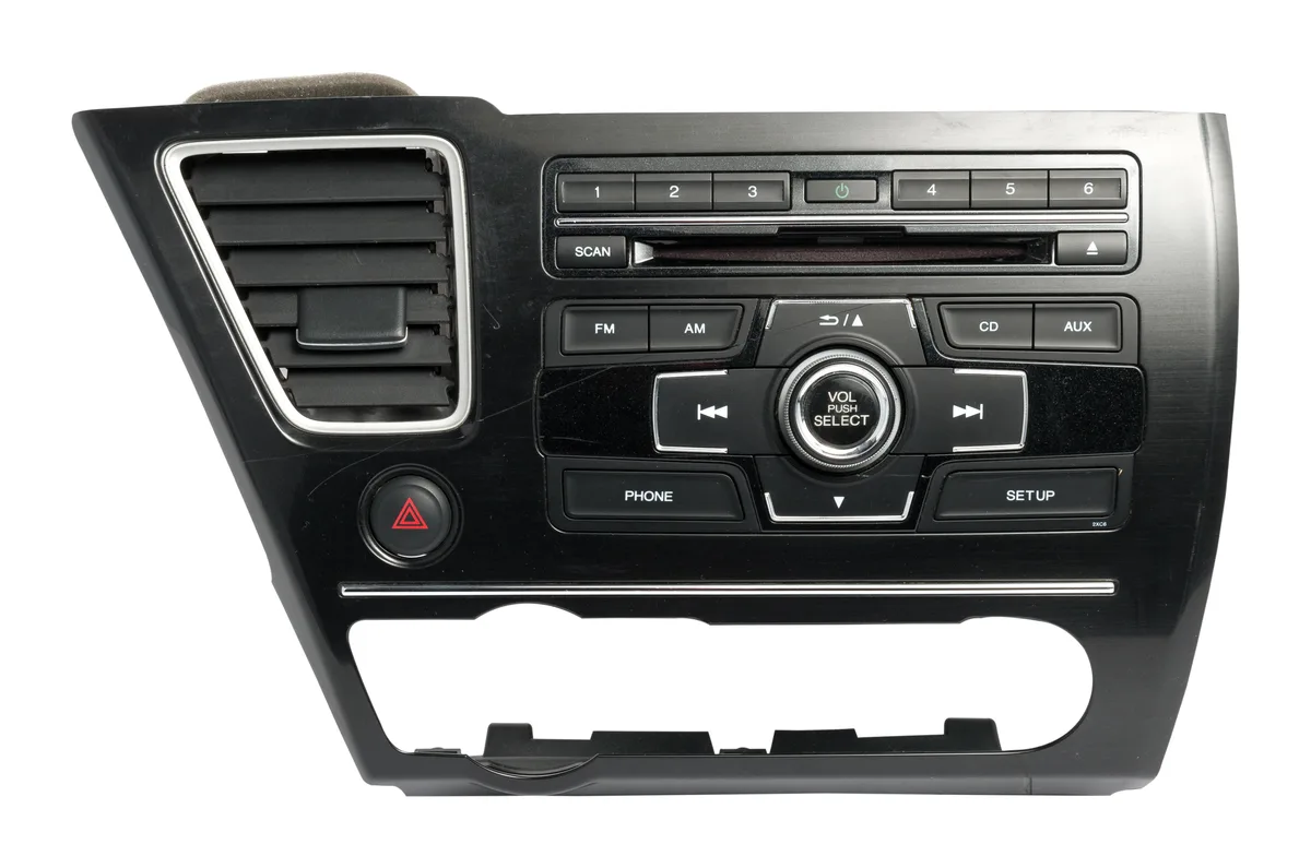 1 Factory Radio 1 Factory Radio 39100-TS8-L314-M1 receiver 2013-15 Civic AM FM CD Face 2XC6 — product photo