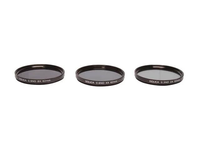 Dolica Dolica CF-NDK62 62mm Neutral Density Filter Kit 2x 4x 8x — product photo