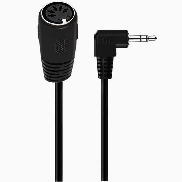 Enfain Enfain 3.5mm 90° elbow to MIDI 5-pin DIN cable 3m — product photo