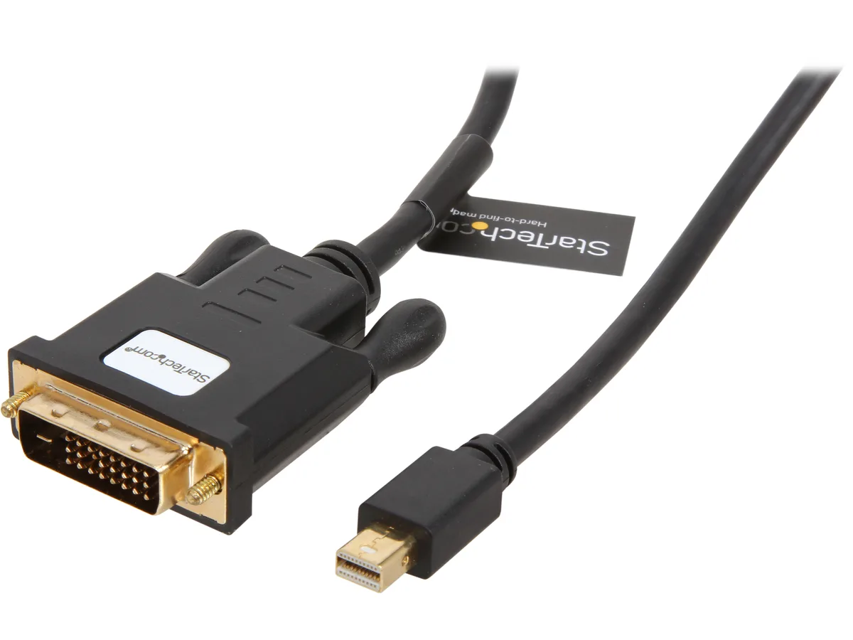 STARTECH STARTECH MDP2DVIMM3BS mini displayport cable 3ft active 1920x1200 — product photo