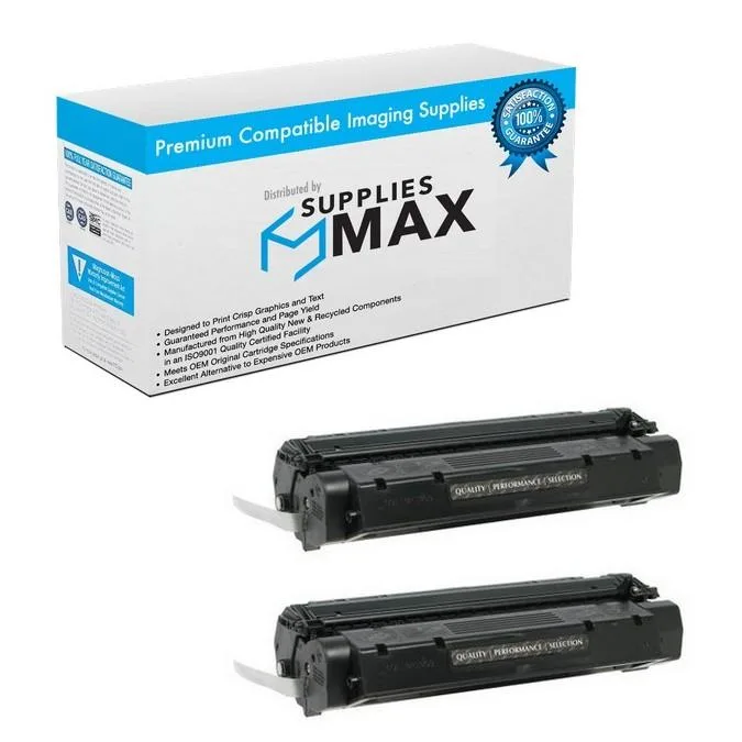 SuppliesMax SuppliesMax Compatible Toner Cartridge 2-pack 3500 pages FX-8 8955A001AA_2PK — product photo