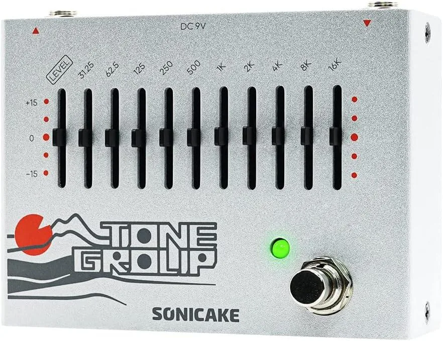 BFKK BFKK 10-Band EQ Guitar Pedal 11 Sliders ±15dB — product photo