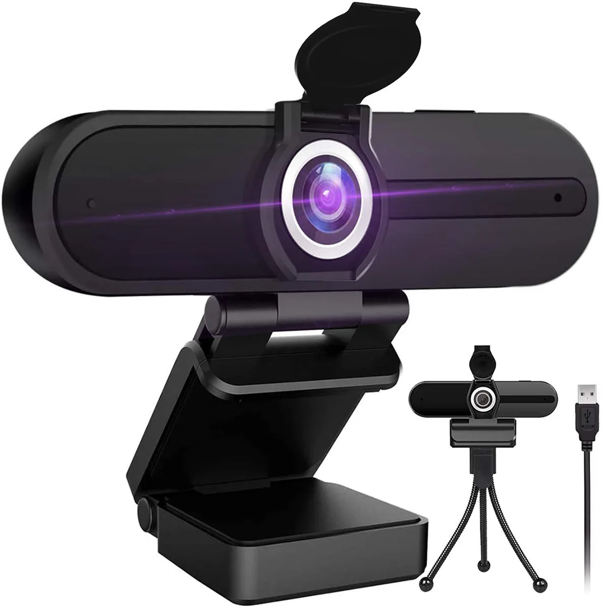 KEHIPI KEHIPI GO0809 4K Webcam with Microphone and Privacy Cover — product photo