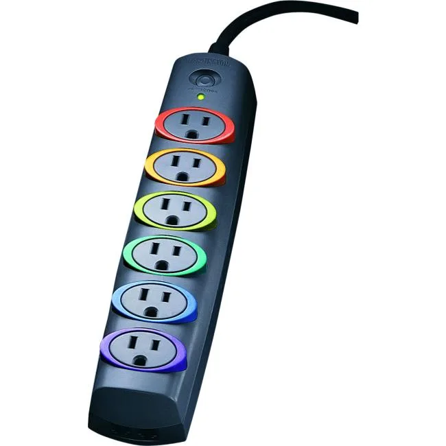 ACCO ACCO Kensington SmartSockets Basic Surge Protector 670 J 6 ft 6 Outlet — product photo