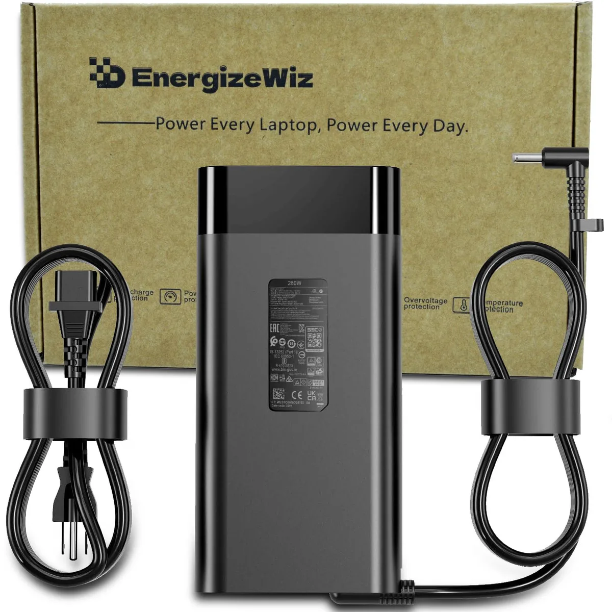 Energizewiz Energizewiz 280W 20V 14A AC Laptop Charger for HP Omen 16 ZBook Fury Studio 16 — product photo