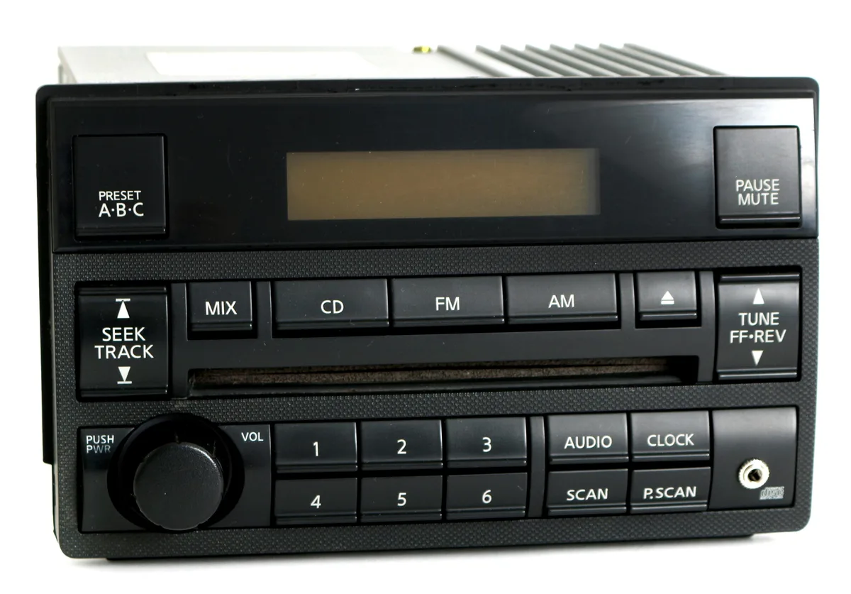 1 Factory Radio 1 Factory Radio 28185ZB10B Receiver 2005-2006 Nissan Altima AM FM CD Aux Black — product photo