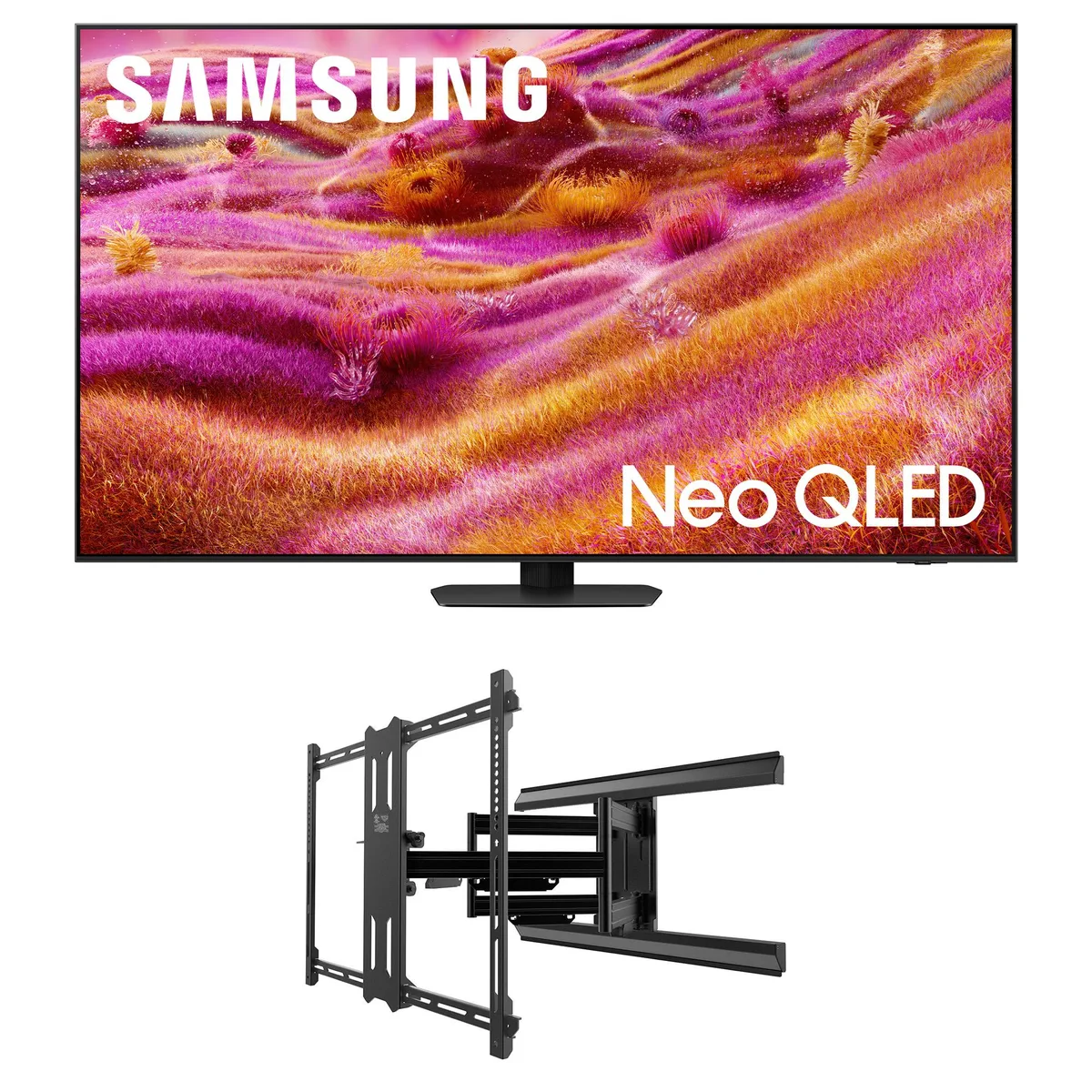 SAMSUNG SAMSUNG QN75QN90FAFXZA 75" Neo QLED 4K 120Hz TV with Kanto PMX700 Mount — product photo