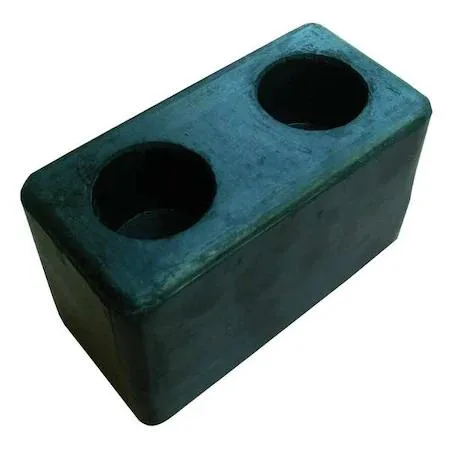 Value Brand Value Brand Dock Bumper Rubber 6x3-1/8x3-1/2 In. PK2 — product photo