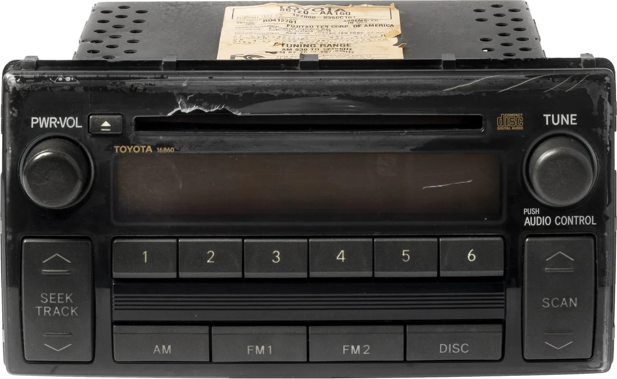 1 Factory Radio 1 Factory Radio 86120AA160 Toyota Camry 2005-06 AM FM CD receiver — product photo