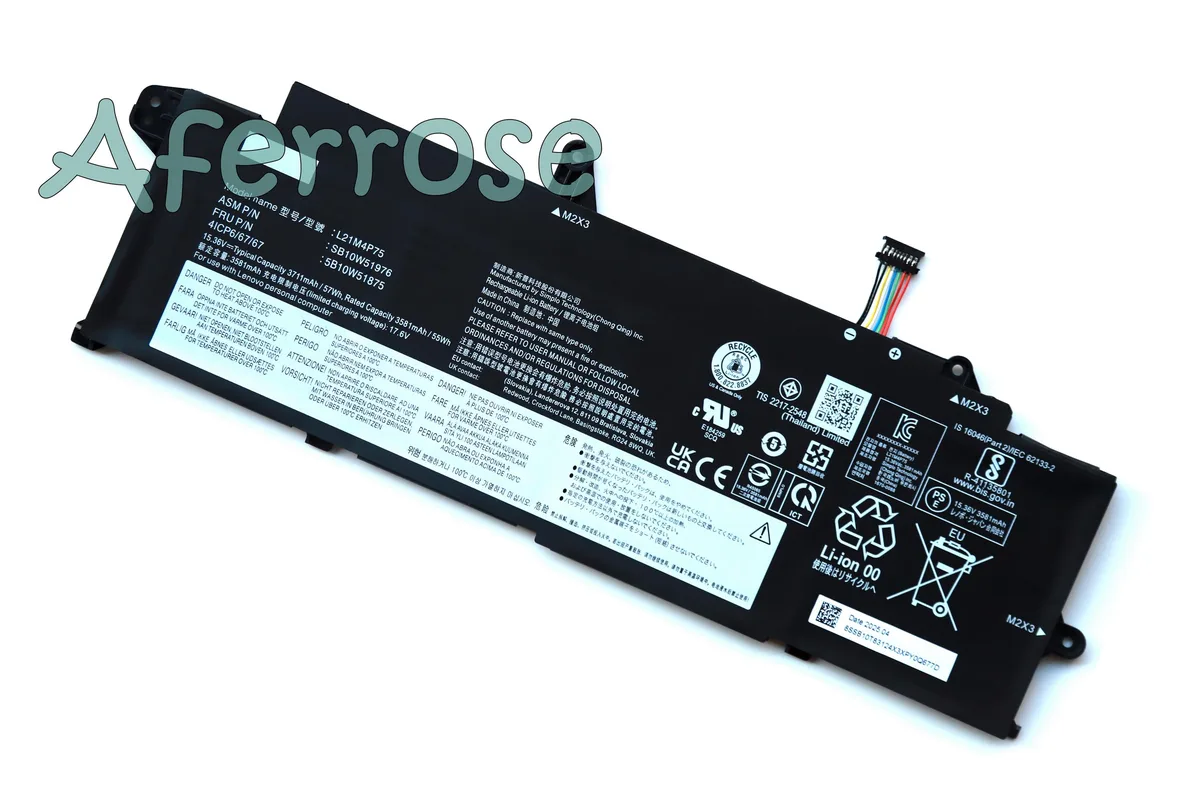 Beisite Beisite 57Wh 15.36V laptop battery for ThinkPad T14s Gen 3/4 — product photo