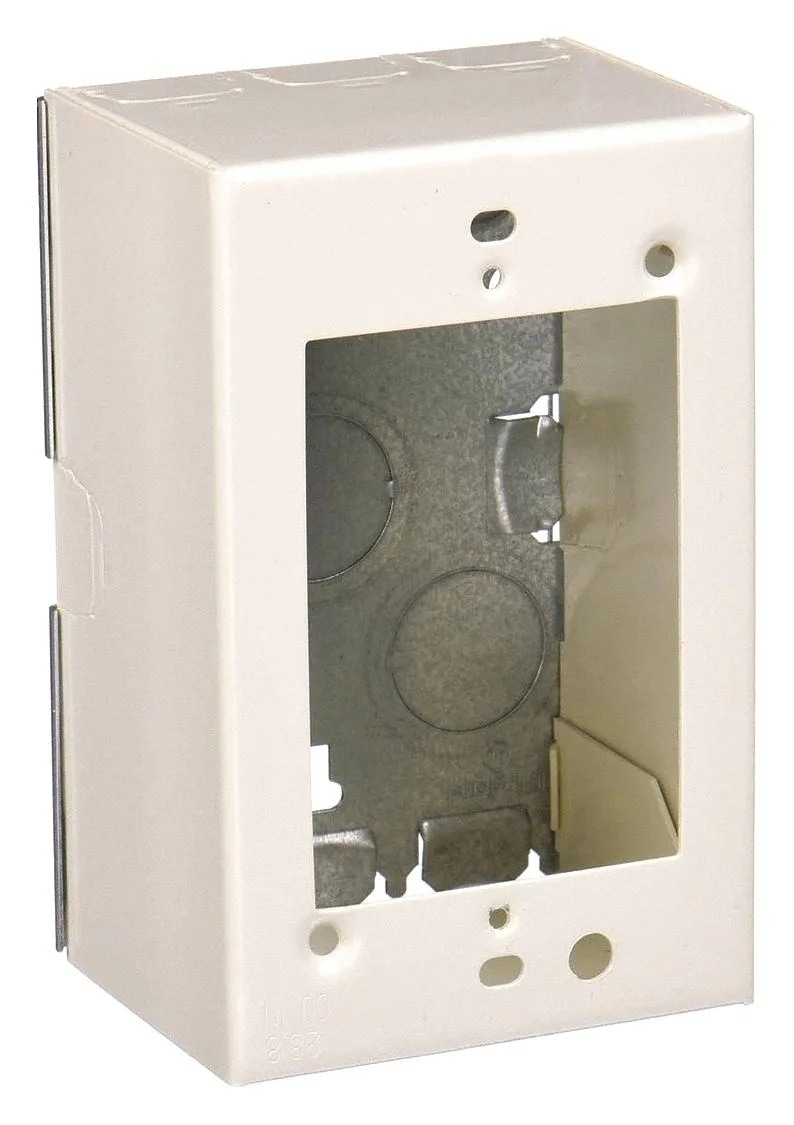 Wiremold Wiremold 16172 Deep Device Box, Series 500/700, Steel, 2 Channels — product photo