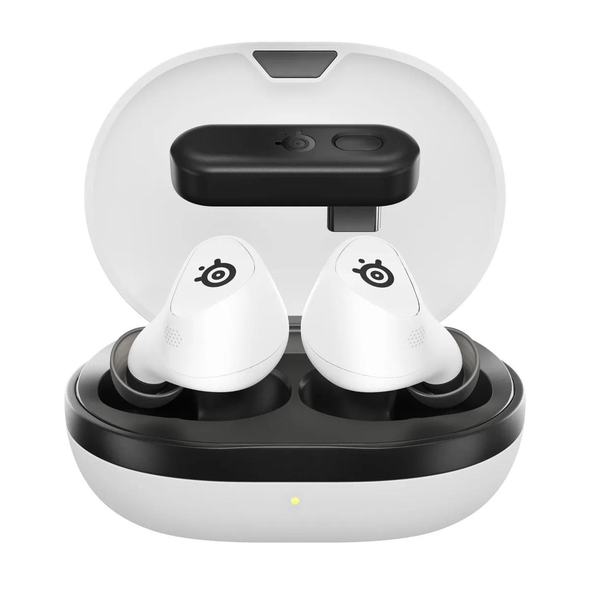 SteelSeries SteelSeries Arctis Gamebuds White True Wireless ANC 10h 40h case IP55 Bluetooth 5.3 2.4GHz — product photo