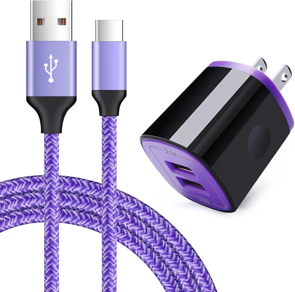 ONITOON ONITOON USB-C Wall Charger Kit 10.5W 2.1A 6ft Cable — product photo