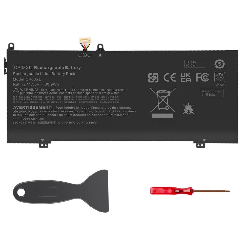 HP HP Spectre x360 13-ae laptop battery 11.55V 60.9W 3-cell — product photo