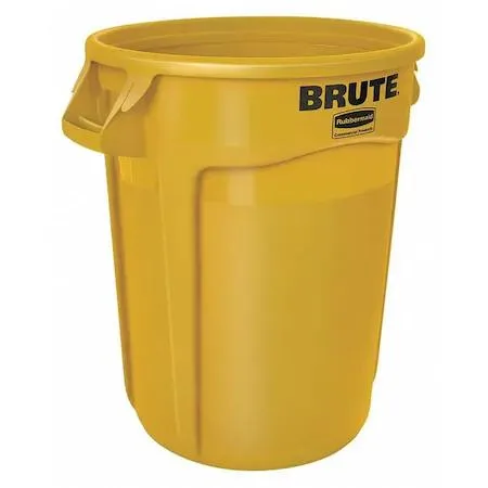 Rubbermaid Rubbermaid FG263200YEL BRUTE 32 gal Yellow grounds maintenance — product photo