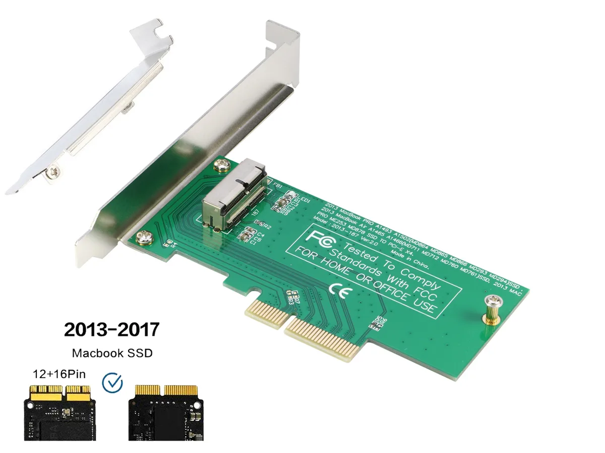 RIITOP RIITOP A1465 PCIe SSD adapter expansion card — product photo