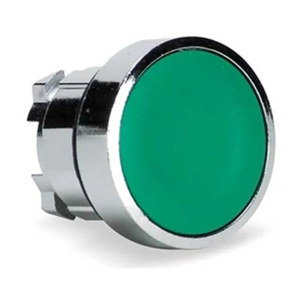 Schneider Electric Schneider Electric ZB4BH03 22 mm maintained flush push button, green, IP66 — product photo