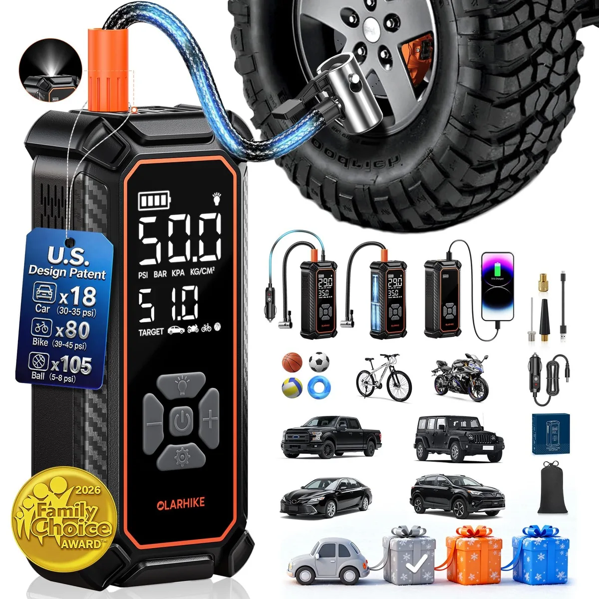  XtremepowerUS NP-268 air compressor 7 gal 150 PSI 2 HP 230 V — product photo