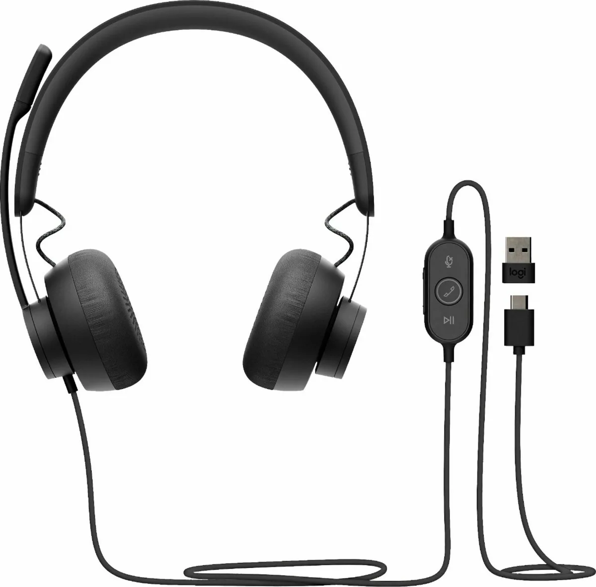 Logitech Logitech Zone 750 Wired Headset 981-001103 Graphite — product photo