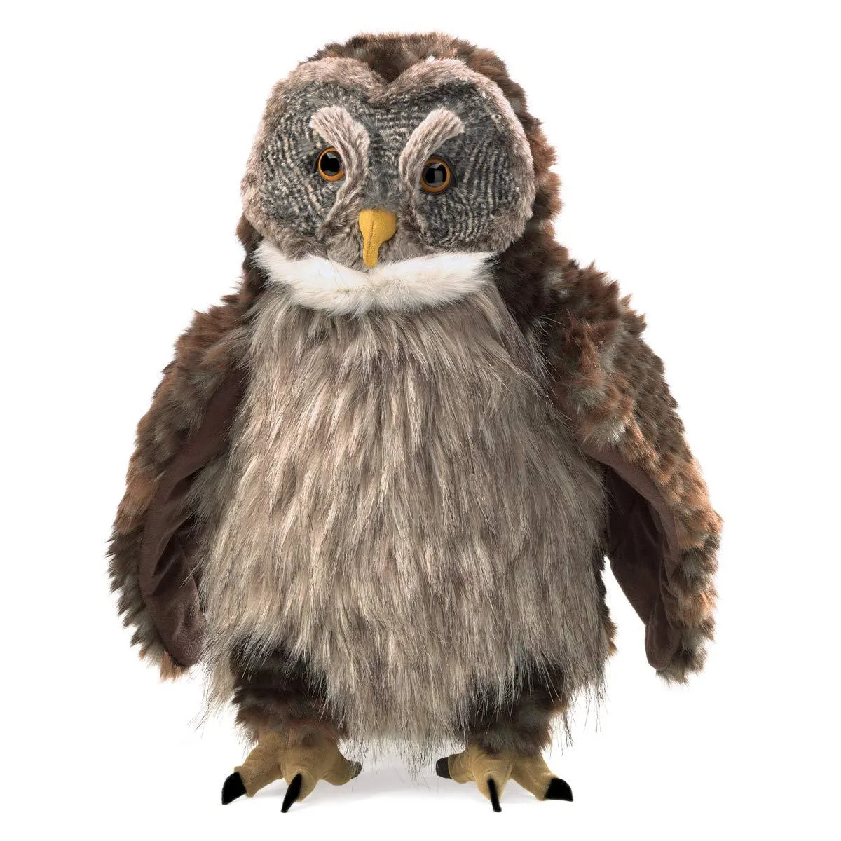 Folkmanis Puppets Folkmanis Puppets Hooting Owl Hand Puppet 16 inches stuffed — product photo