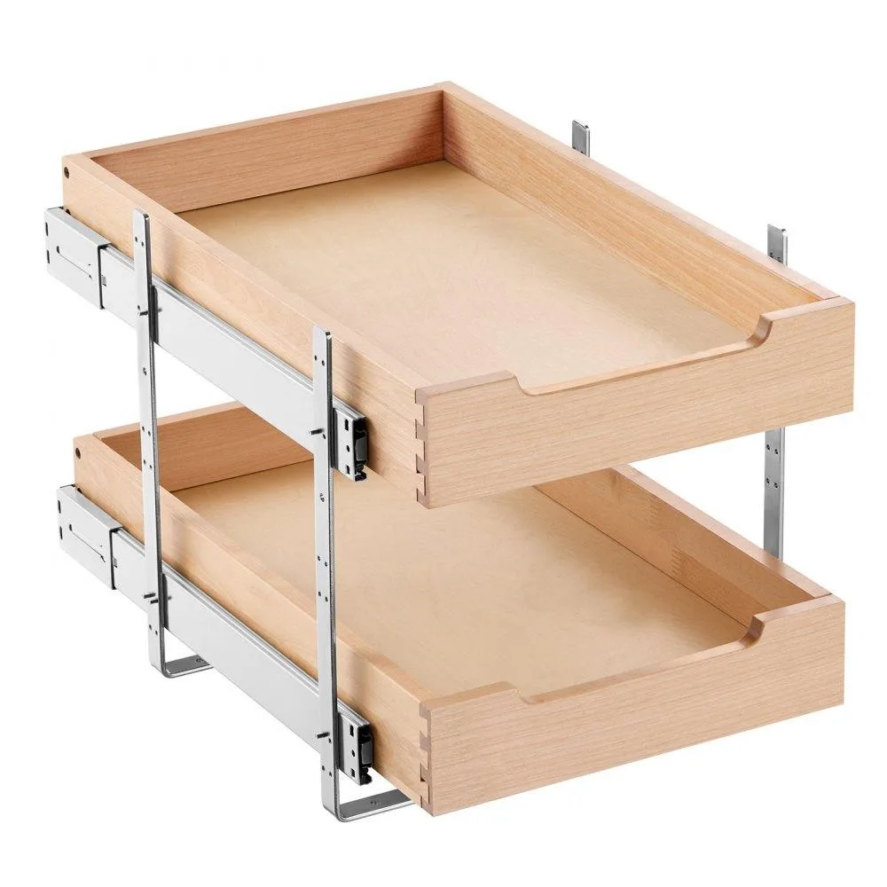 VEVOR VEVOR 2 Tier Pull Out Cabinet Organizer 14"W x 21"D — product photo