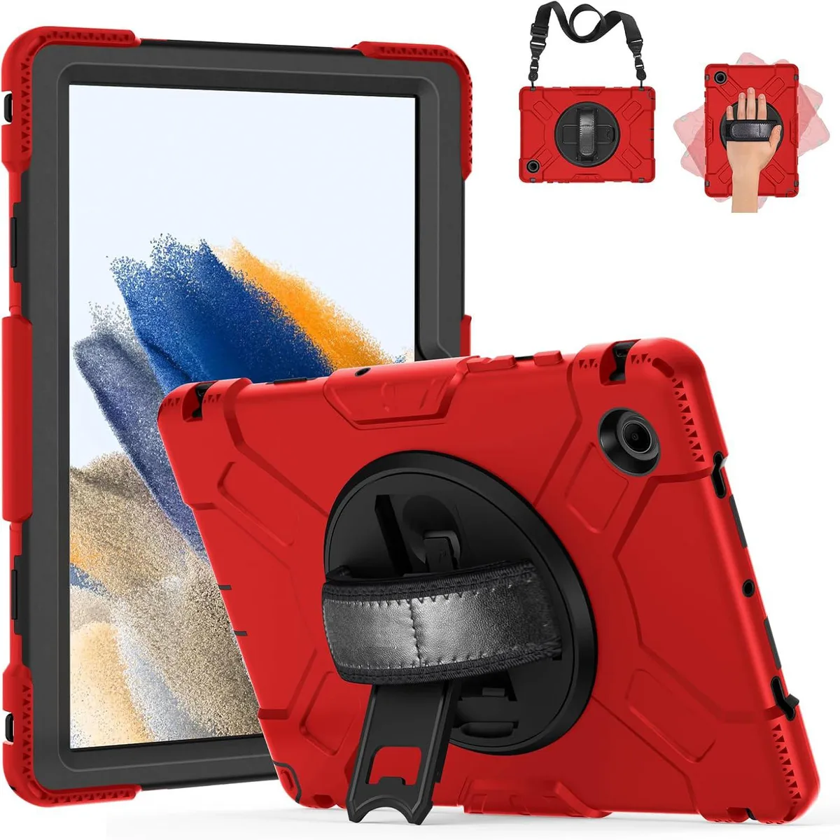 BONAEVER BONAEVER Case for Samsung Galaxy Tab A8 10.5 inch 2022 SM-X200/X205/X207 Red — product photo
