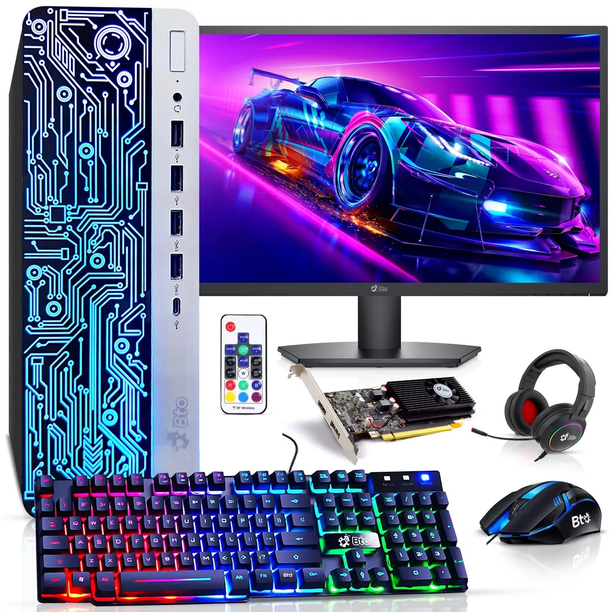 BTO BTO BX2 desktop PC i7-6700 3.40GHz 16GB DDR4 512GB Radeon RX 550 4GB — product photo