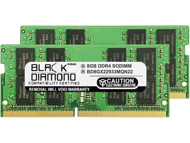 Black Diamond Memory Black Diamond Memory BD8GX22933MQN22 16GB (2 x 8GB) DDR4 2933 laptop RAM — product photo